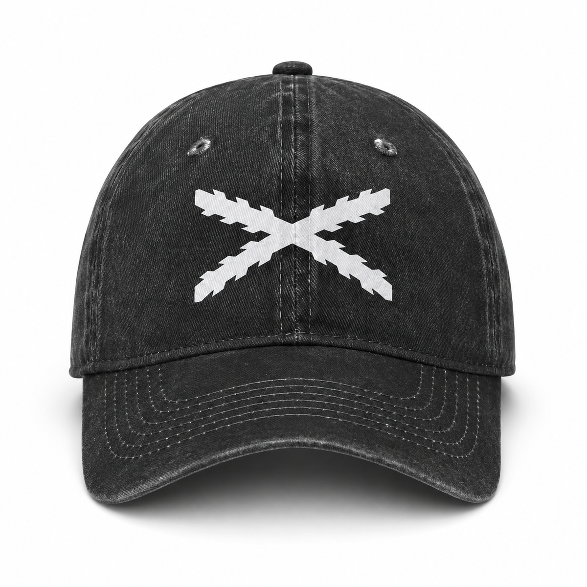 Burgundy Cross Cap